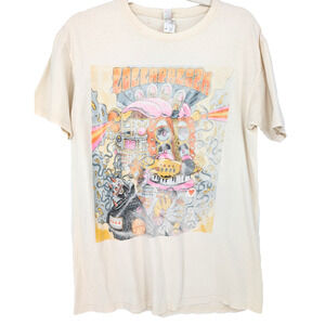 VTG Inspired Grunge Alternative Lollapalooza 2022 Graphic Distressed Concert Tee